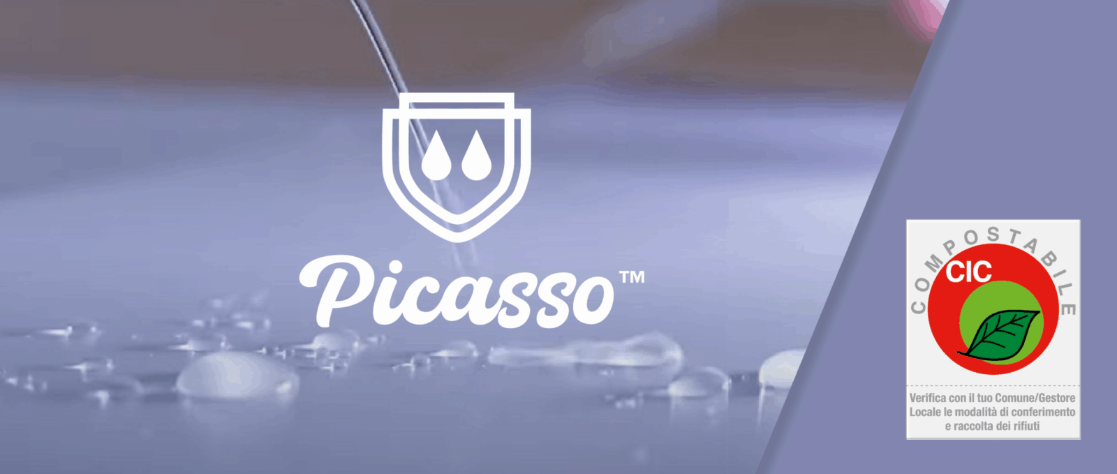 Picasso Natura coating a dispersione acquosa CIC compostabile