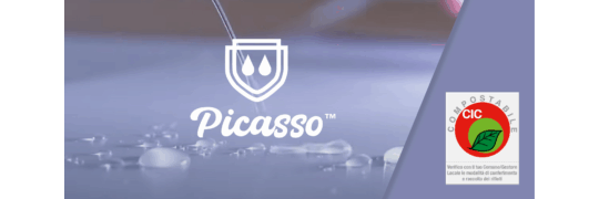 Picasso Natura coating a dispersione acquosa CIC compostabile